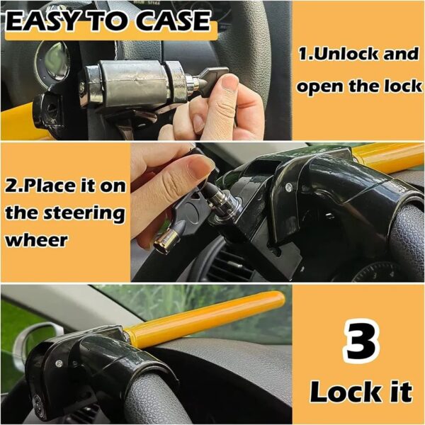 Anti Theft Steering Wheel Lock
