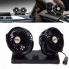 SOGO Dashboard 360 Degree Dual Head Portable Cooling Fan