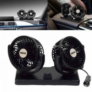 SOGO Dashboard 360 Degree Dual Head Portable Cooling Fan