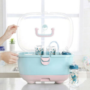 Baby Bottle Drying Rack Organizer Box