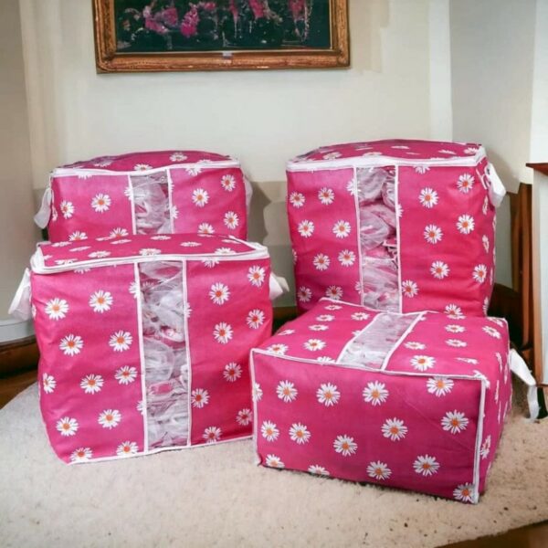 New Floral Printed Cloth Storage Bag