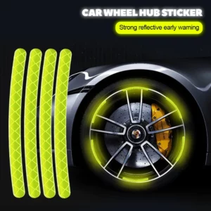 20PCS Universal Wheel Reflective Strips Stickers