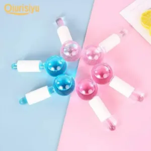 Alternative view of Facial Massage Globes Ice Roller Ball Cold Skin Massagers Tools for Face and Neck