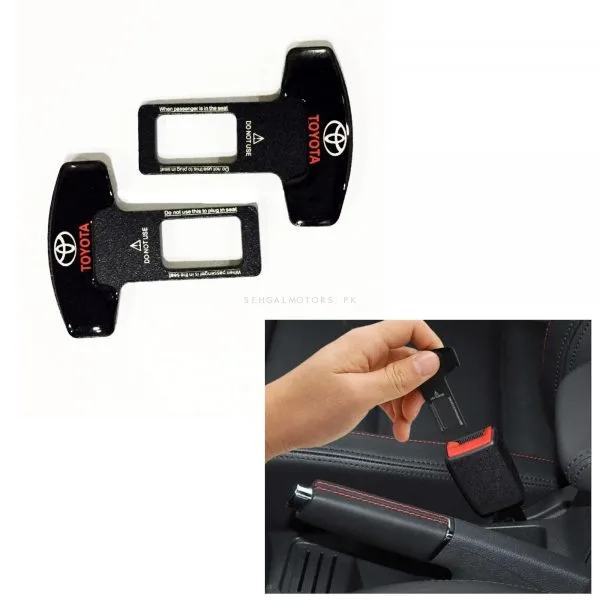 Car Seat Belt Clip Slim – Toyota – Black - Image 2