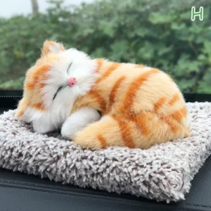 Adorable Plush Cat Dashboard Ornaments