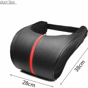 Car Headrest Neck Rest Protection Adjustable Memory leather Seat Cushion Pillow