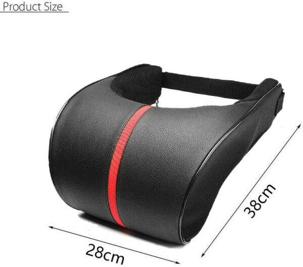 Car Headrest Neck Rest Protection Adjustable Memory leather Seat Cushion Pillow
