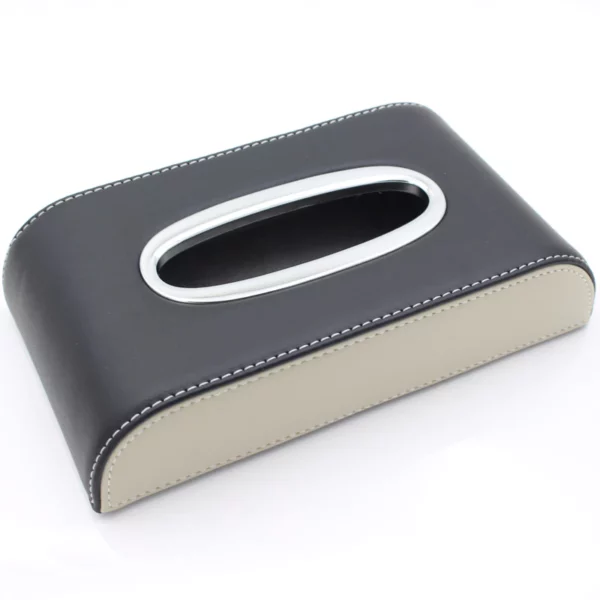 Car Tissue Box Cover Accessories Interior Decoration Boxes Holder PU Leather