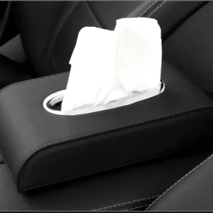Car Tissue Box Cover Accessories Interior Decoration Boxes Holder PU Leather