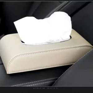 Car Tissue Box Cover Accessories Interior Decoration Boxes Holder PU Leather