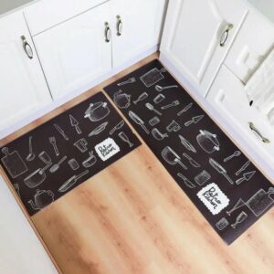 Elegant Super Absorbent Floor Mat 2 pc