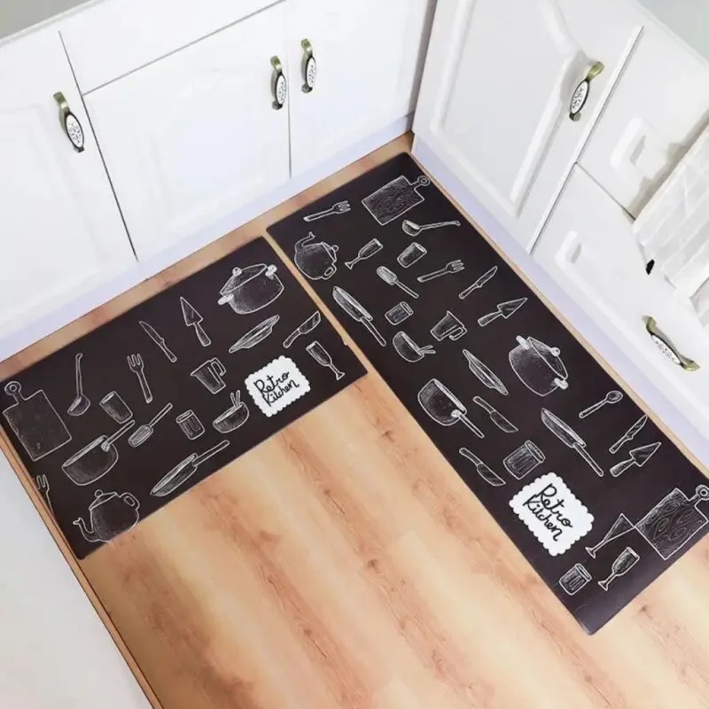 Elegant Super Absorbent Floor Mat 2 pc