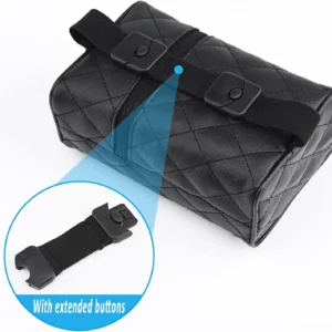 Leather Backseat and Central Console Tissue Holder