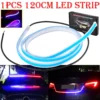 Red & Blue Flexible Car Dashboard Police Strip Light – Emergency SOS