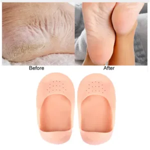 Alternative view of Silicone Gel Moisturizing Sock Prevent Foot Heel Crack Shoes