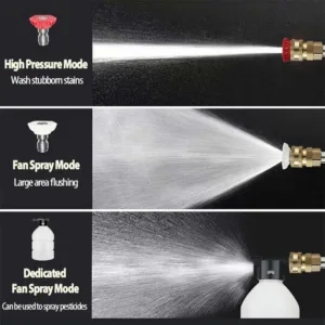 Wireless High Pressure Car Washer Gun | 21V Cordless Portable Car Washer Gun Suitable for Washing Cars, Watering Flowers, Cleaning Floors, solar panels etc