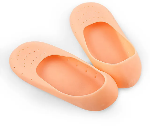 Silicone Gel Moisturizing Sock Prevent Foot Heel Crack Shoes