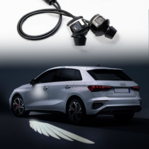 Car Side Rearview Mirror Dynamic Angel Wings Projection Light