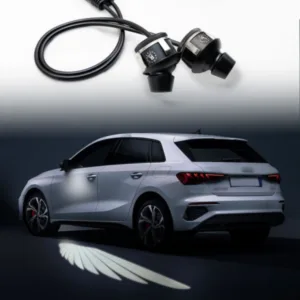 Car Side Rearview Mirror Dynamic Angel Wings Projection Light