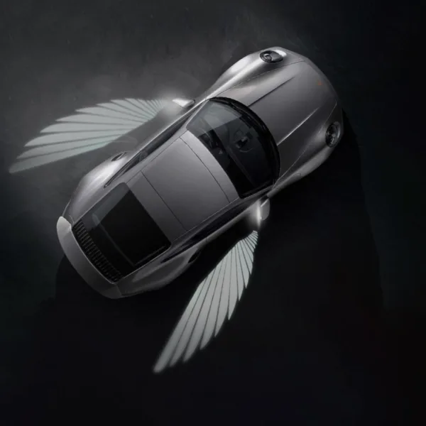 Car Side Rearview Mirror Dynamic Angel Wings Projection Light - Image 3