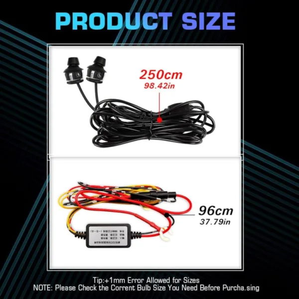 Car Side Rearview Mirror Dynamic Angel Wings Projection Light - Image 6