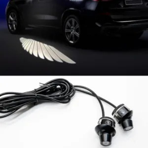 Car Side Rearview Mirror Dynamic Angel Wings Projection Light