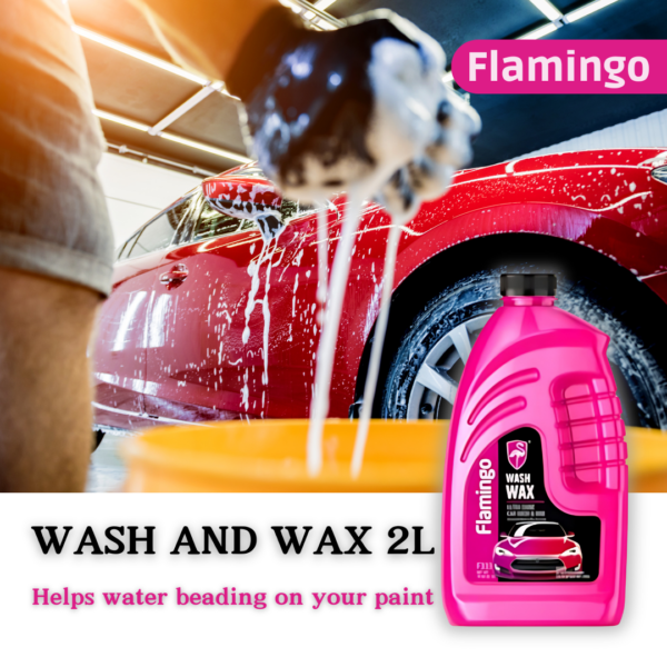 Flamingo Wash And Wax 2 Liter