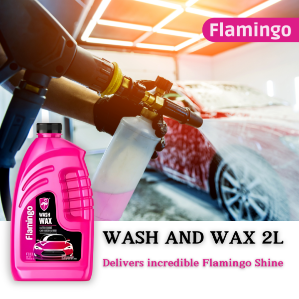 Flamingo Wash And Wax 2 Liter