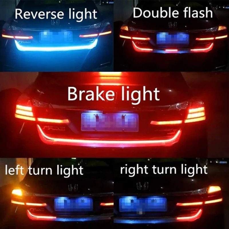 Trunk Knight Rider With 2 Colors Running LED Strip For Car Trunk - Image 2