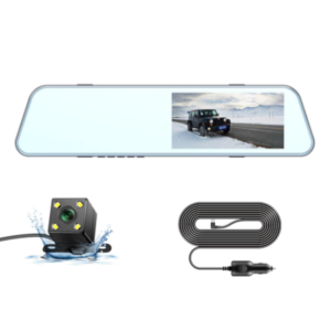 Dual Camera Car DVR Rearview Mirror