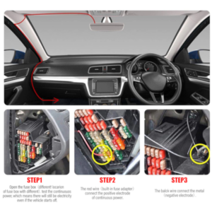 Dual Camera Car DVR Rearview Mirror