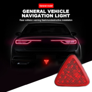 F1 Triangle Safety Third Brake Light – 12V Pilot Stop Lamp