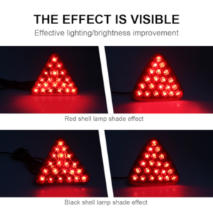 F1 Triangle Safety Third Brake Light – 12V Pilot Stop Lamp
