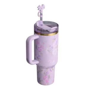 The Stanley x LoveShackFancy Quencher | 40 OZ | Happy Thoughts