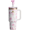 The Stanley x LoveShackFancy Quencher | 40 OZ | Ribbon Rosa