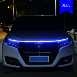 Waterproof Flexible LED Hood Daytime Running Light – Blue