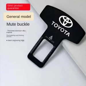Car Seat Belt Clip Slim – Toyota – Black