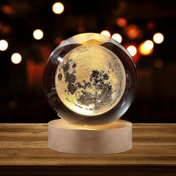 Crystal ball lamp (only moon)