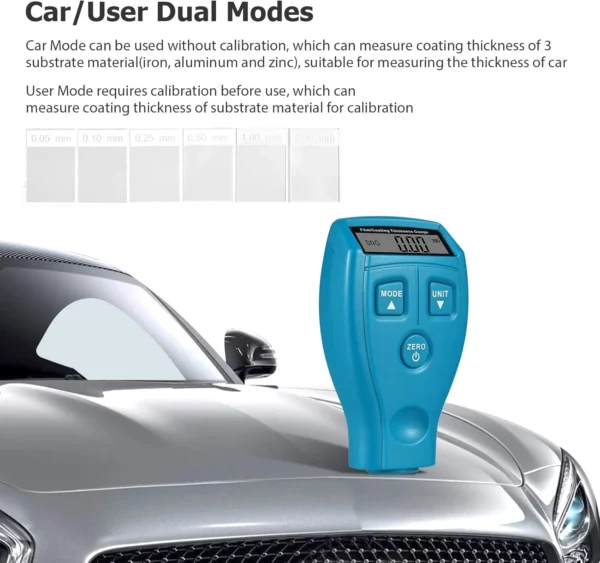Paint Thickness Digital Paint Coating Thickness Gauge Car Painting Meter