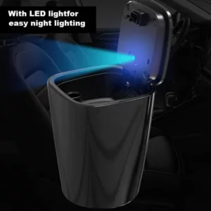 Portable Square Alloy Car Ashtray – Compact and Durable