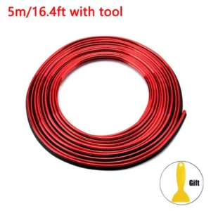 Universal Car Moulding Decoration Flexible Strips 5M