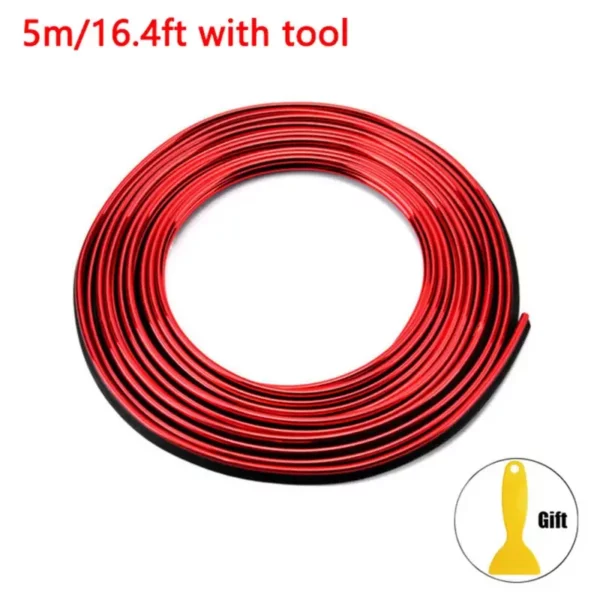 Universal Car Moulding Decoration Flexible Strips 5M