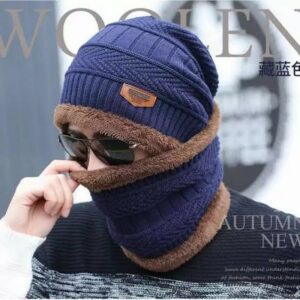 Winter Thick Warm Knit Beanie Hat Cap & Neck Cover