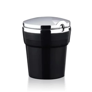 Metal Chrome Car LED Ashtray