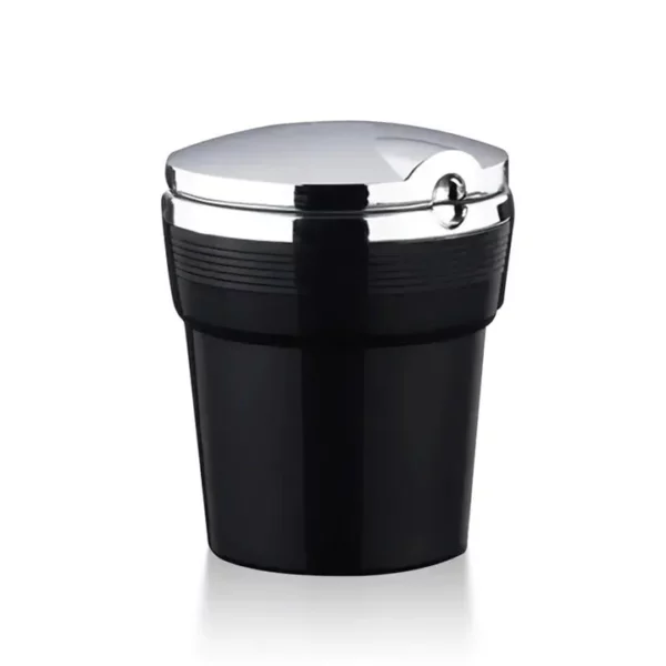 Metal Chrome Car LED Ashtray