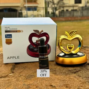Apple Car Solar Perfume Dashboard Air Freshener