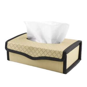 Car-Office-Tissue-Box-Holder-Beige