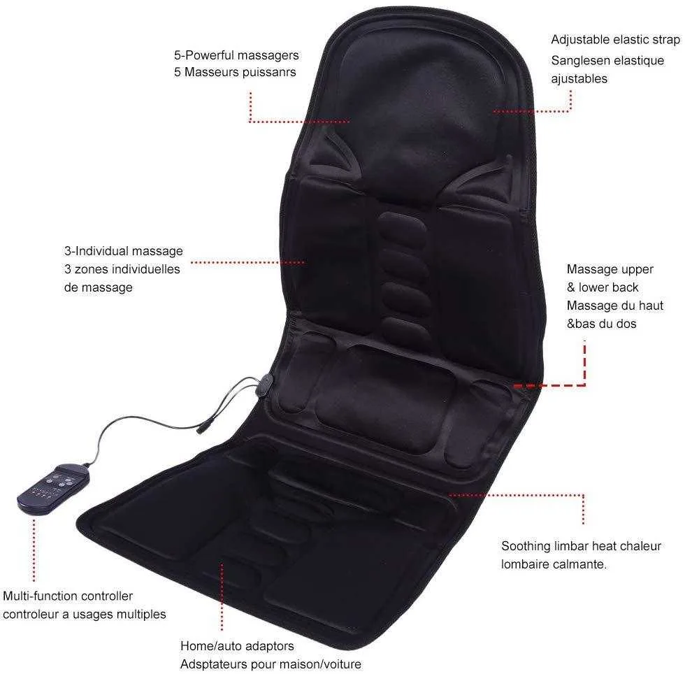 Car Seat, Home, Office Seat Massager & Heat Cushion - Image 3