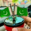 Pakistan Flag Car Solar Dashboard Air Freshener