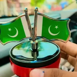 Pakistan Flag Car Solar Dashboard Air Freshener